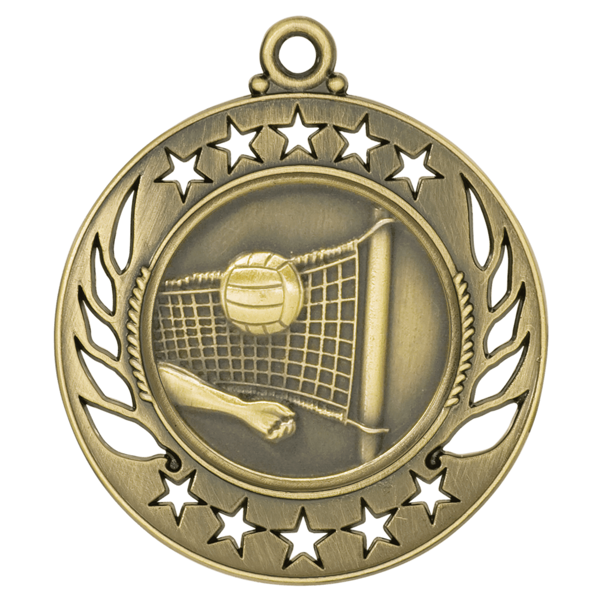 2 1/4" Volleyball Galaxy Medal