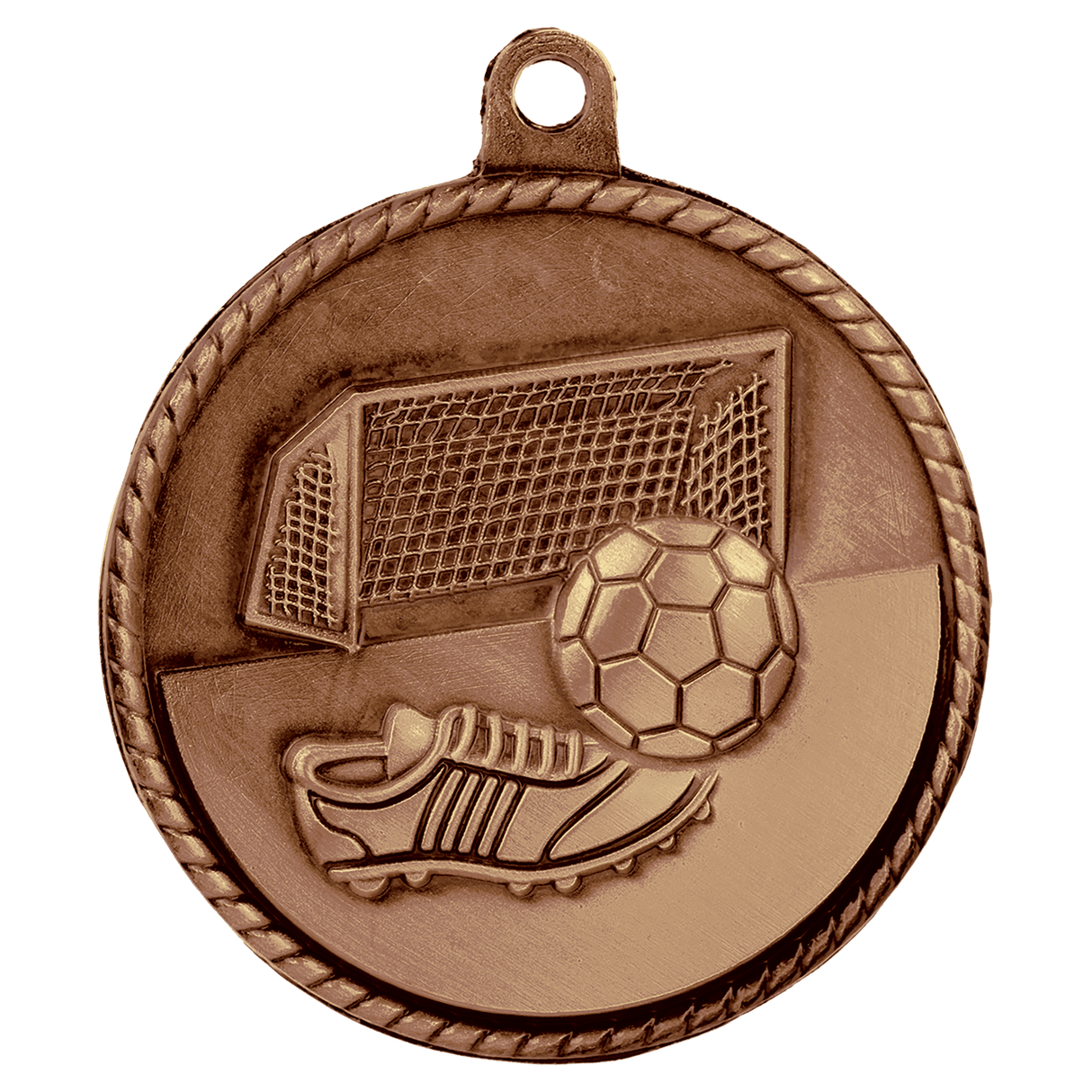 2" Soccer High Relief Medal