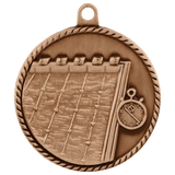 2" Swimming High Relief Medal