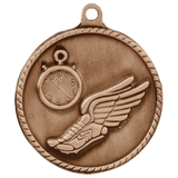 2" Track High Relief Medal