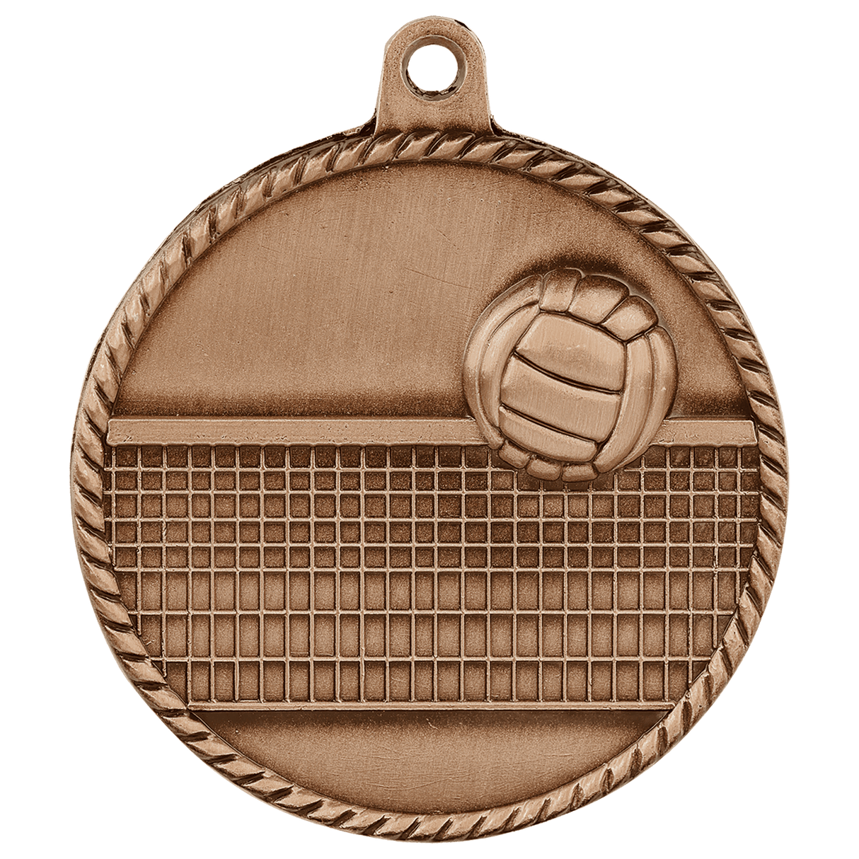 2" Volleyball High Relief Medal