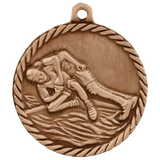 2" Wrestling High Relief Medal