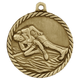 2" Wrestling High Relief Medal