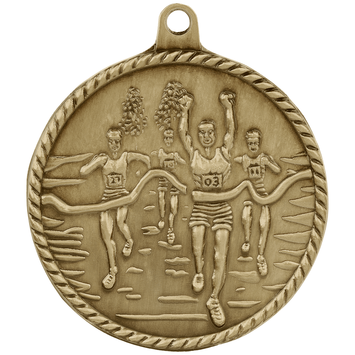 2" Cross Country High Relief Medal