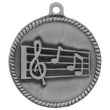 2" Music High Relief Medal
