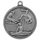 2" Female Gymnastics High Relief Medal