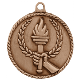 2" Torch High Relief Medal
