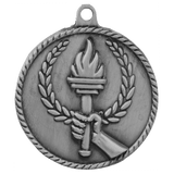 2" Torch High Relief Medal