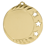 2 3/4" 3-Star 2" Insert Holder Medal