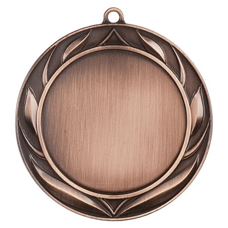 Antique Bronze 2 3/4" Wreath 2" Insert Holder Medal