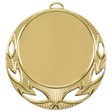 Bright Gold 2 3/4" Open Wreath 2" Insert Holder Medal