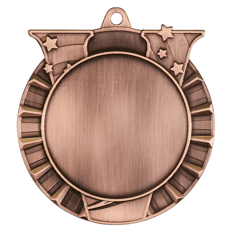 Antique Bronze 2 3/4" Victory 2" Insert Holder Medal