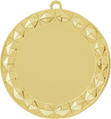 Bright Gold 2 3/4" Diamond 2" Insert Holder Medal