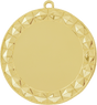 Bright Gold 2 3/4" Diamond 2" Insert Holder Medal