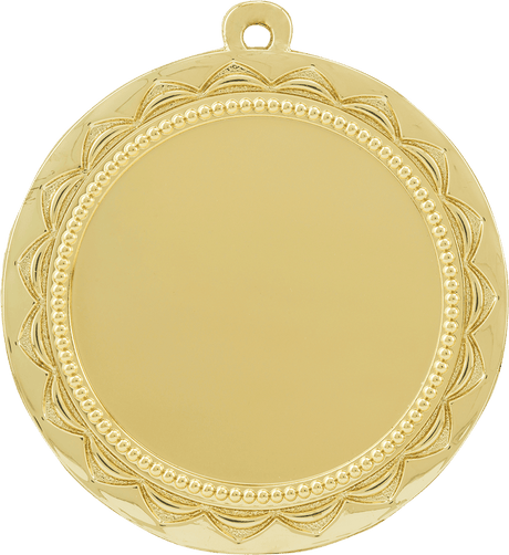 Bright Gold 2 3/4" Sun 2" Insert Holder Medal