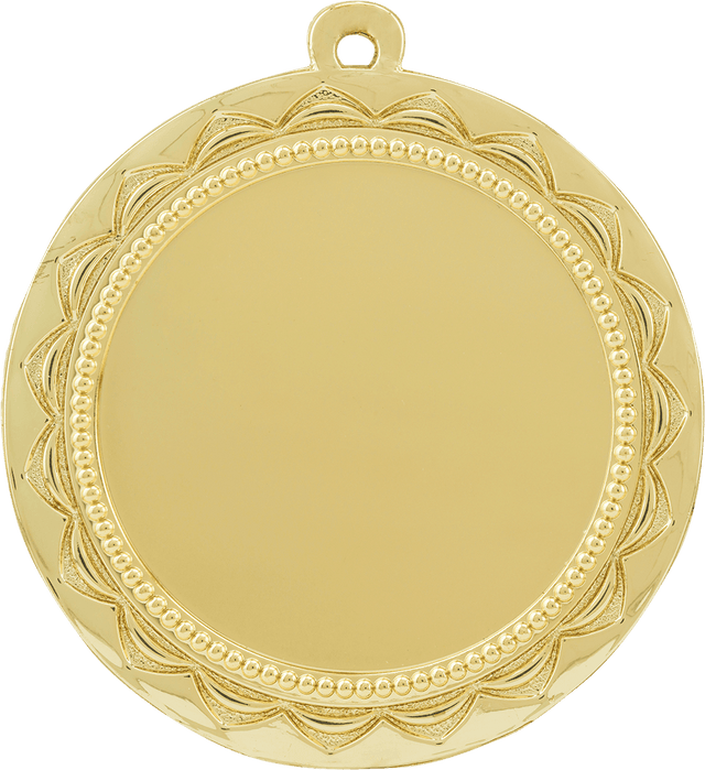 Bright Gold 2 3/4" Sun 2" Insert Holder Medal