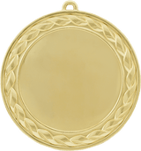 Bright Gold 2 3/4" Weave 2" Insert Holder Medal