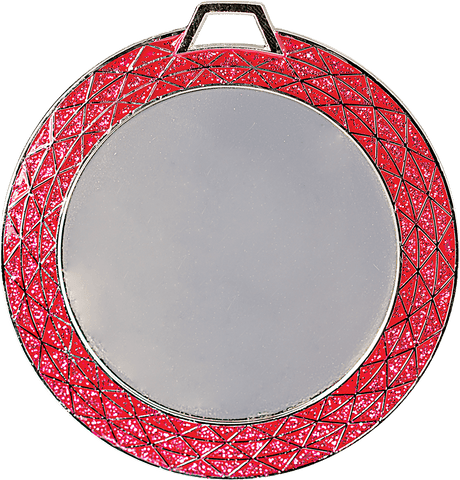 Pink 2 3/4" Bling 2" Insert Holder Medal