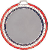 Red/White/Blue 2 3/4" Bling 2" Insert Holder Medal