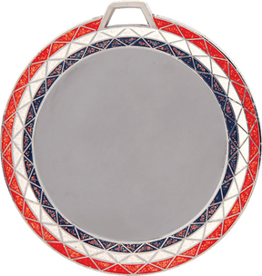 Red/White/Blue 2 3/4" Bling 2" Insert Holder Medal
