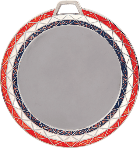 Red/White/Blue 2 3/4" Bling 2" Insert Holder Medal