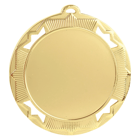 Bright Gold 2 3/4" Crown 2" Insert Holder Medal