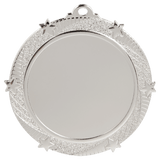 Bright Silver 2 3/4" 6-Star 2" Insert Medal Holder