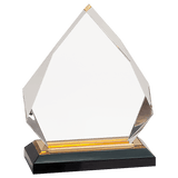 Gold 5 1/4" x 6 3/4" Diamond Impress Acrylic
