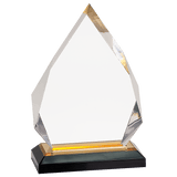 Gold 5 1/4" x 7 3/4" Diamond Impress Acrylic