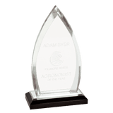 Silver 8 3/4" Oval Impress Acrylic