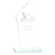 7 1/2" Diamond Jade Glass Award