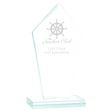 8 1/2" Diamond Jade Glass Award
