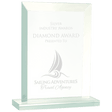 7 3/4" Rectangle Jade Glass Award