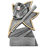 5 1/2" Baseball Jazz Star Resin