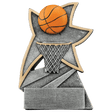 5 1/2" Basketball Jazz Star Resin