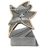 5 1/2" Lamp of Knowledge Jazz Star Resin