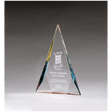 8 3/8" x 12" x 1 1/8" (Tapered) Diamond Series Crystal with Prism-Effect
