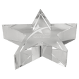 4 1/8" x 7/8" Thick Crystal Star Paperweight