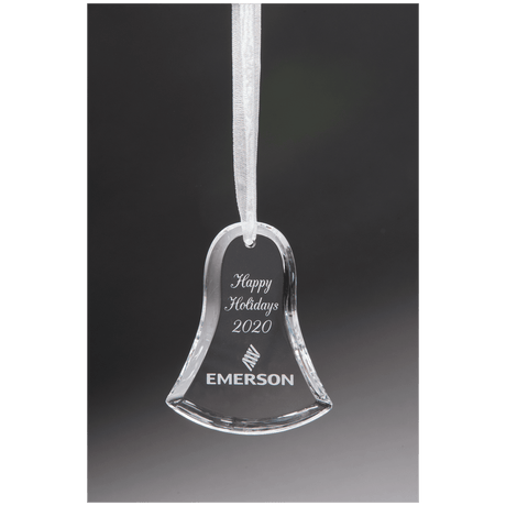 2 3/4" Crystal Bell Ornament
