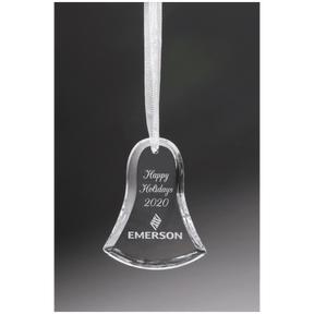 2 3/4" Crystal Bell Ornament