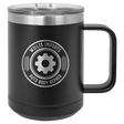 Polar Camel 15 oz. Black Vacuum Insulated Mug with Slider Lid