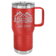 Polar Camel 20 oz. Red Vacuum Insulated Travel Mug with Slider Lid