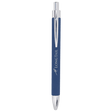 Blue/Silver Laserable Leatherette Pen