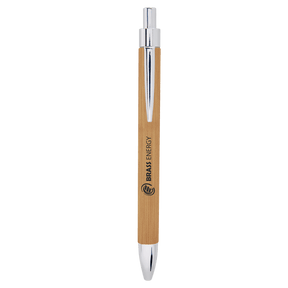 Bamboo Laserable Leatherette Pen