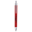 Red Laserable Leatherette Pen