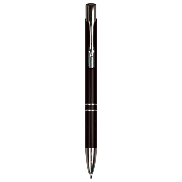Black with Silver Trim Laserable Pen