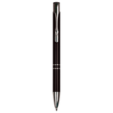 Black with Silver Trim Laserable Pen
