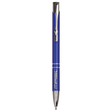 Blue with Silver Trim Laserable Pen