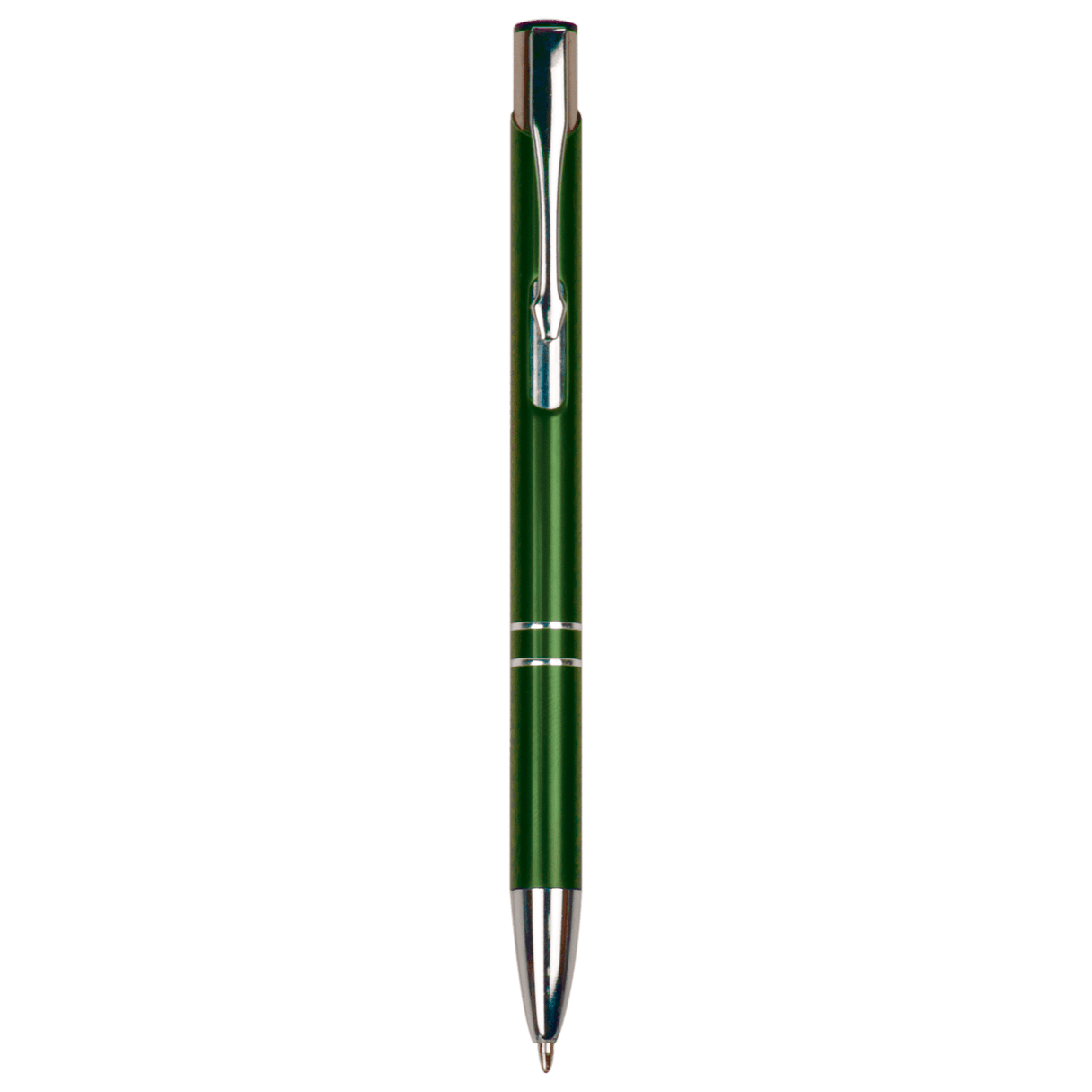 Green with Silver Trim Laserable Pen
