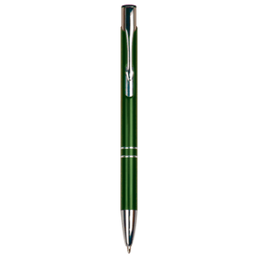 Green with Silver Trim Laserable Pen
